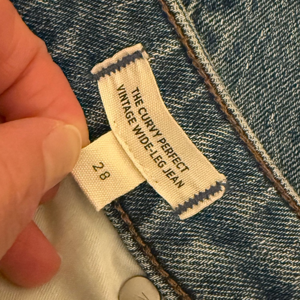 Madewell the Curvy Perfect Vintage Wide Leg Jean - Picture 4 of 4